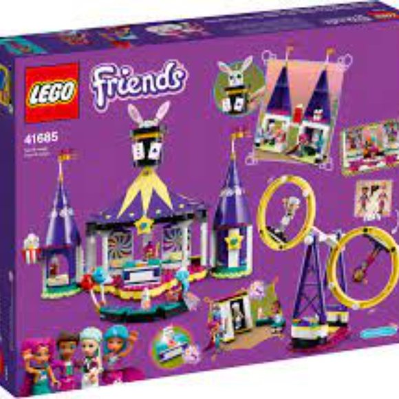 💜SEALED LEGO 41685 Friends Magical Funfair Roller Coaster $100 BNIB SEALED - Picture 5 of 9